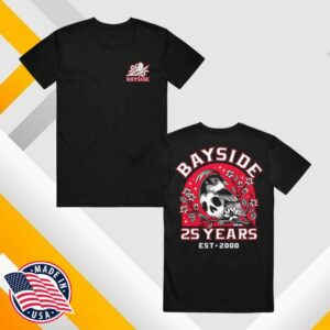 Bayside Merch Store Bird Skull Black T-Shirt