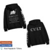 kenny Bayside Merch Store Cult Embroidered Black Pullovera