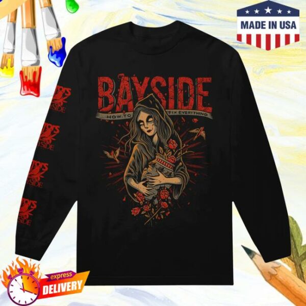 Bayside Merch Store Fix Everything Black Long Sleeve