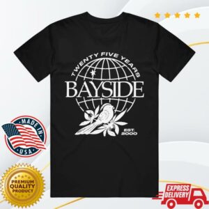 Bayside Merch Store Globe Black T-Shirt