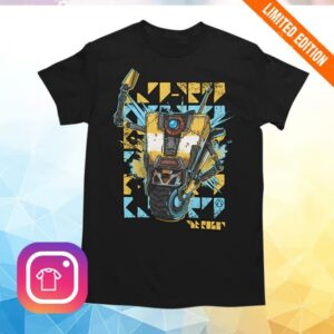 Gearboxloot Shop Merch Borderlands 4 Claptrap Tee