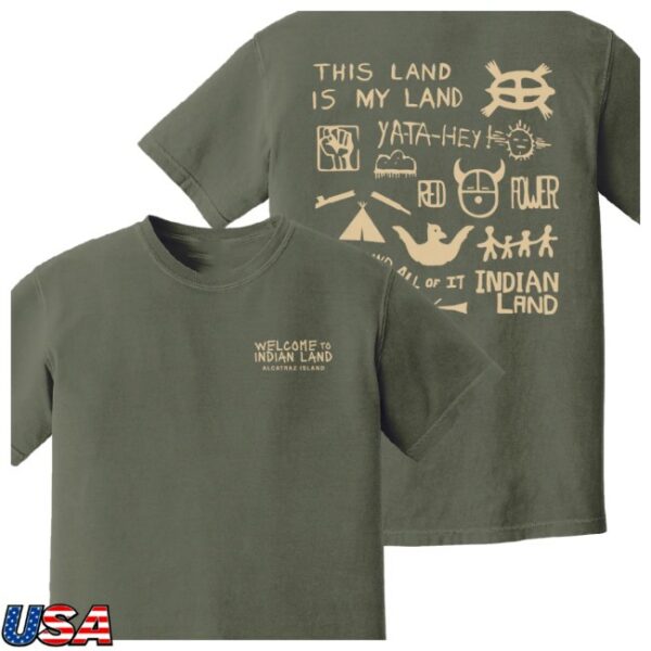 Parks Conservancy Store Merch Welcome To Indian Land, Alcatraz Island T-Shirt