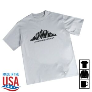 Popcorn Store Merch Nine Point Nine Hybird Equipment SS Grey Tee