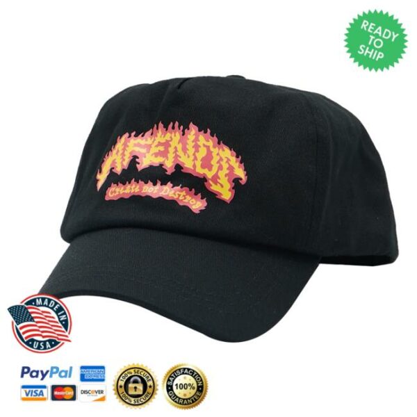 Afends Merch Store Flame On Five Panel Cap