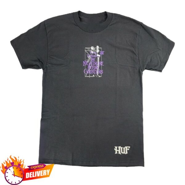 Billion Creation Store Merch Huf X Nightmare Before Christmas Nightmare Short Sleeve T-Shirt