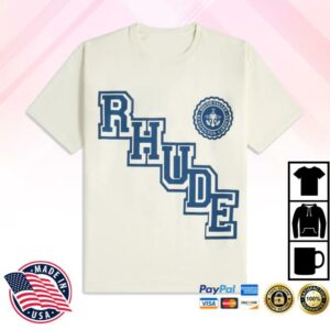 Kith Shop Merch Rhude Collegiate Crest Tee
