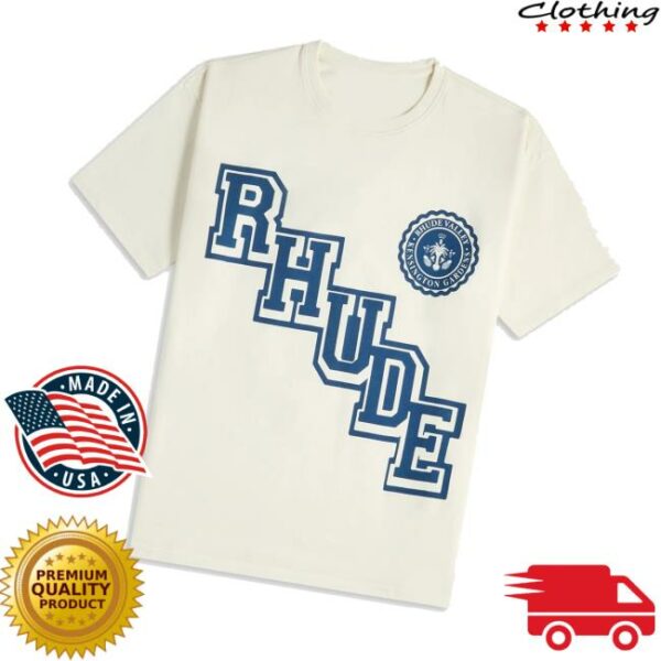 Kith Shop Merch Rhude Collegiate Crest Tee