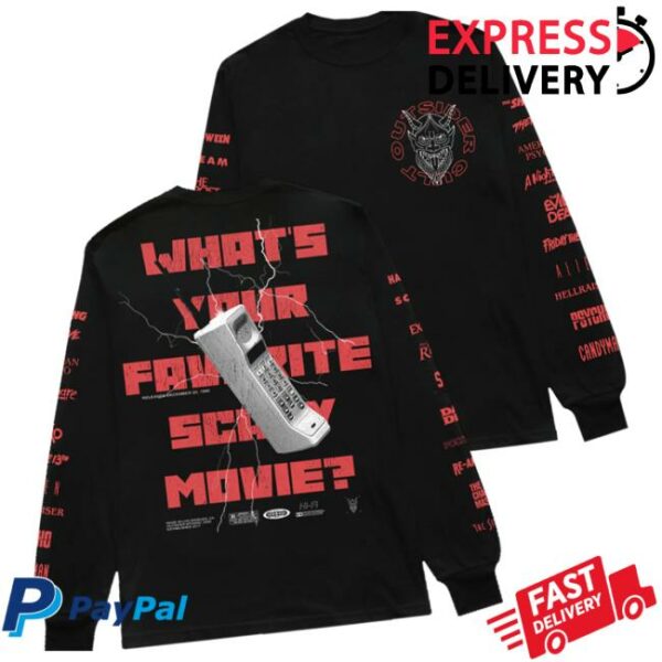 Outsider Apparel Merch Store Scary Movie Longsleeve