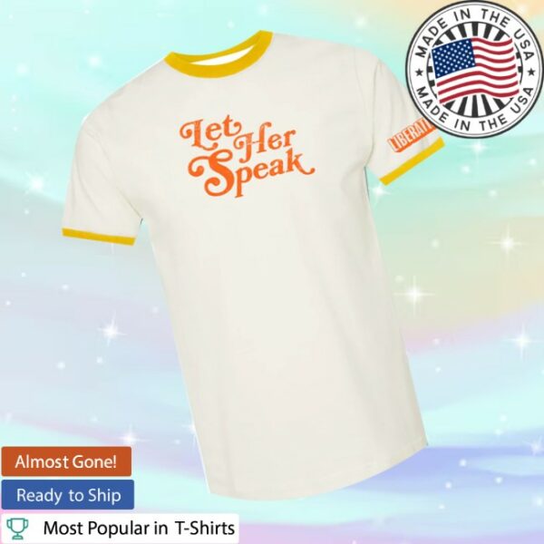 Broadwayworld Shop Store Merch Liberation Let Her Speak Tee