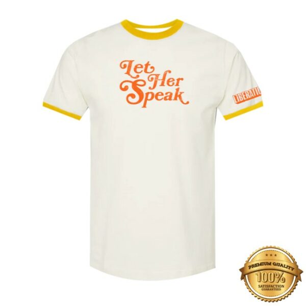 Broadwayworld Shop Store Merch Liberation Let Her Speak Tee