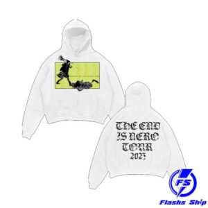 Qotsa Store Merch The End Is Nero Tour 2023 Glow Hoodie