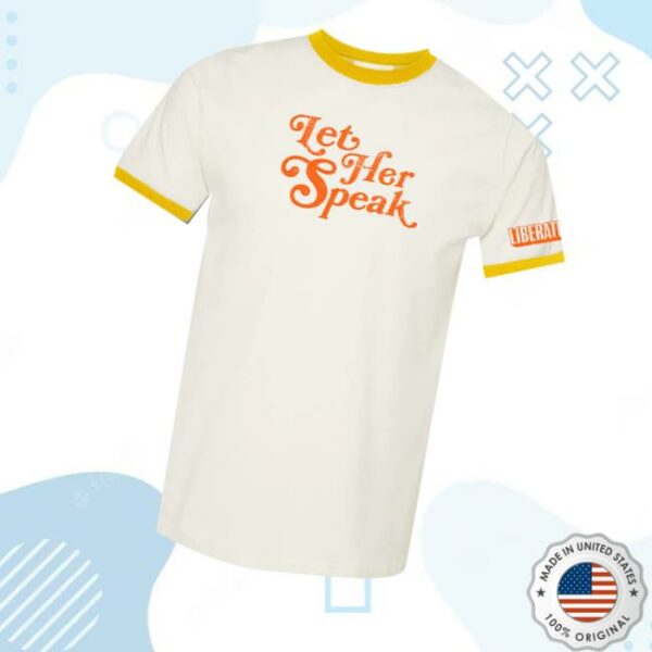 Broadwayworld Shop Merch Liberation Let Her Speak Tee