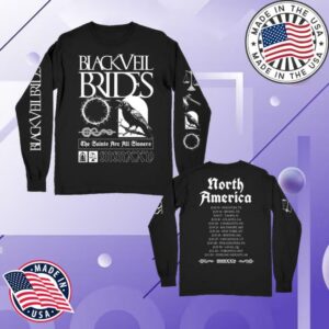 Black Veil Brides Merch Store The Raven Longsleeve T-Shirt