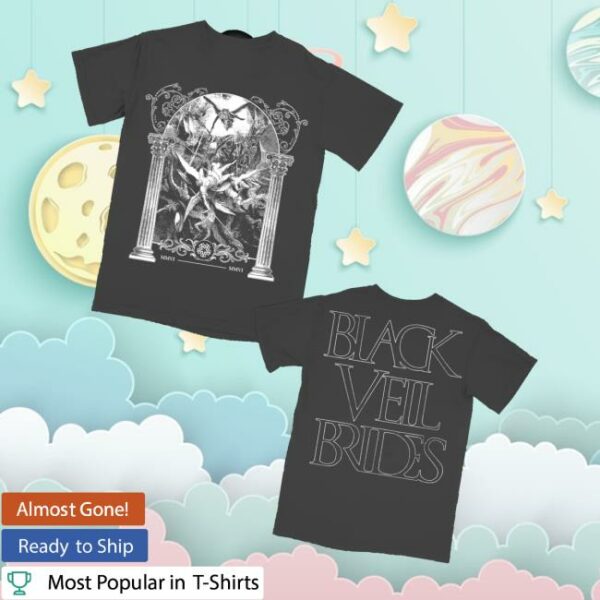 Black Veil Brides Merch Store War In Heaven T-Shirt