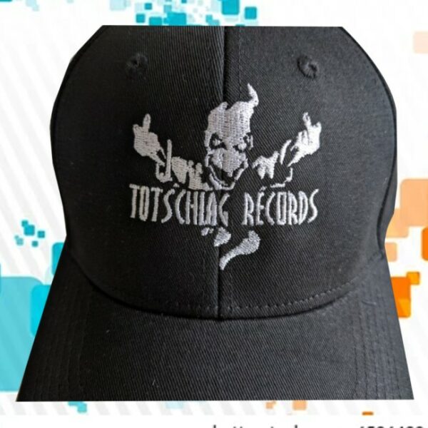 Sbmonline Store Merch Totschlag Records Cap Black With White Embroidery Hat
