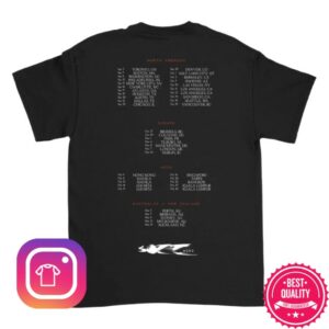 Ted Ellis Store Merch Niki Buzz ’24 Tour Black Tshirt