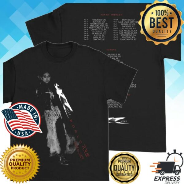 Ted Ellis Store Merch Niki Buzz ’24 Tour Black Tshirt