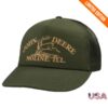 kenny Topperzstore Store Merch John Deere Vintage Logo Dark Green Trucker Snapback Cap
