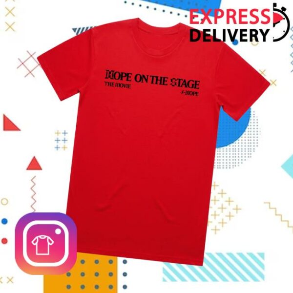 Trafalgar Releasing Store Merch J-Hope Tour Hope On The Stage The Movie Official Licensed T-Shirt