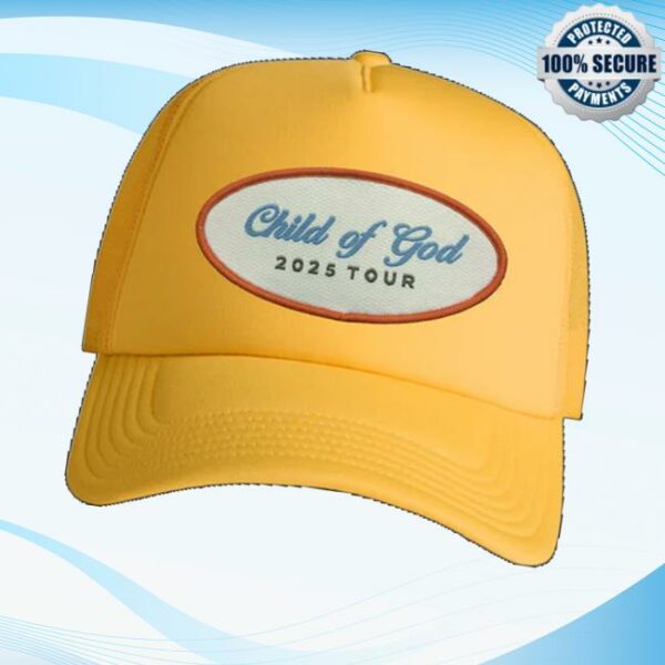 Frank Merch Store Child Of God Patch Yellow Hat