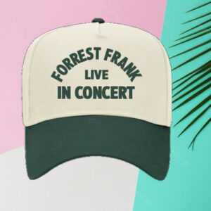 Frank Merch Store Live In Concert Dark Green Natural Hat