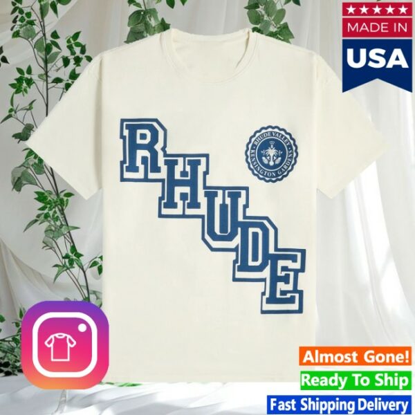 Kith Store Merch Rhude Collegiate Crest Tee