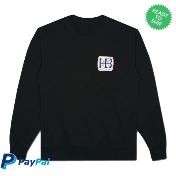 Jack’s Surfboards Store Merch Hb City Logo Black Crewneck Sweatshirt