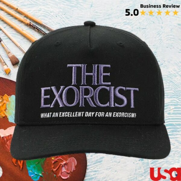 Academy Museum Store Merch The Exorcist Logo Curved Bill Snapback