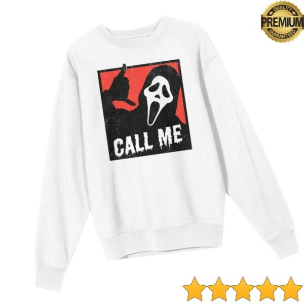 Academy Museum Store Merch Ghost Face Call Me Sweatshirt