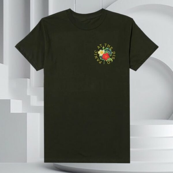 Thetedellis Store Merch Panic At The Disco Pretty Odd Flowers Tshirt