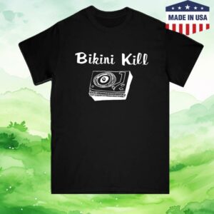 Bikini Kill Merch Store Record Player Tee