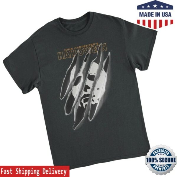 Rerun The 80S Store Merch Halloween Torn Mask T-Shirt
