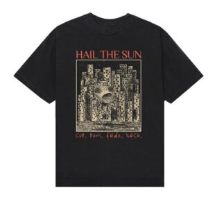 Equal Vision Merch Store Hail The Sun Cut Turn Fade Back Black T-Shirt
