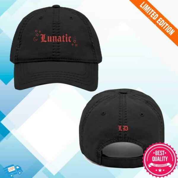 Luna Day Music Merch Store Lunatic Distressed Hat