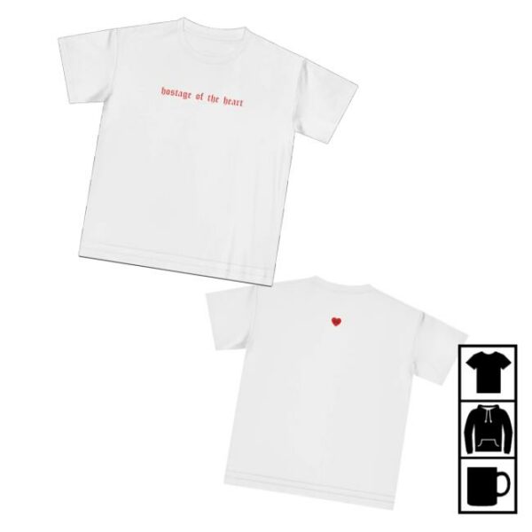 Luna Day Music Merch Store Hostage Of The Heart Tee