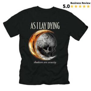 As I Lay Dying Store Merch Shadows Are Security Tee