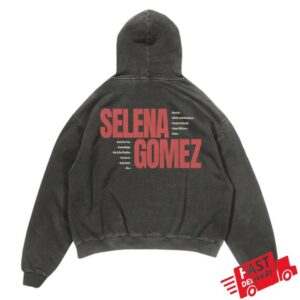 Selena Gomez Store Merch Revival Washed Photo Hoodie