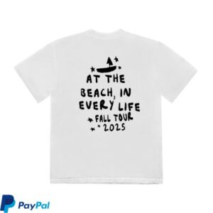 Gigi Perez Official Store At The Beach In Every Life Tour T-Shirt