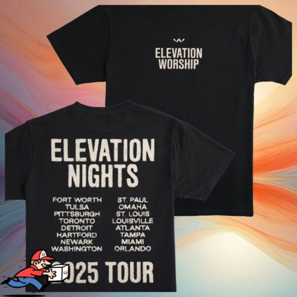 Elevation Church Store Merch Elevation Nights Tour 2025 T-Shirt