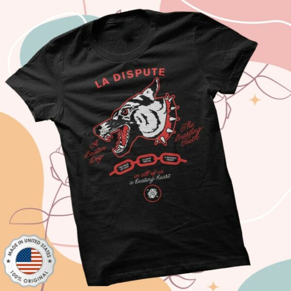 Hello Merch Store La Dispute Autofiction Dog T-Shirt