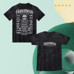 Ice Nine Kills StoreMerch Horrorwood Reserve Vintage Black Tee