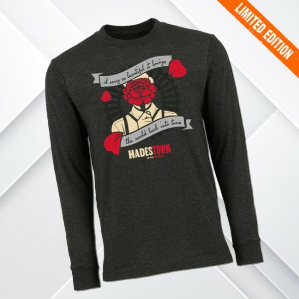 Hadestown Store Merch Hadestown World Into Tune Long Sleeve