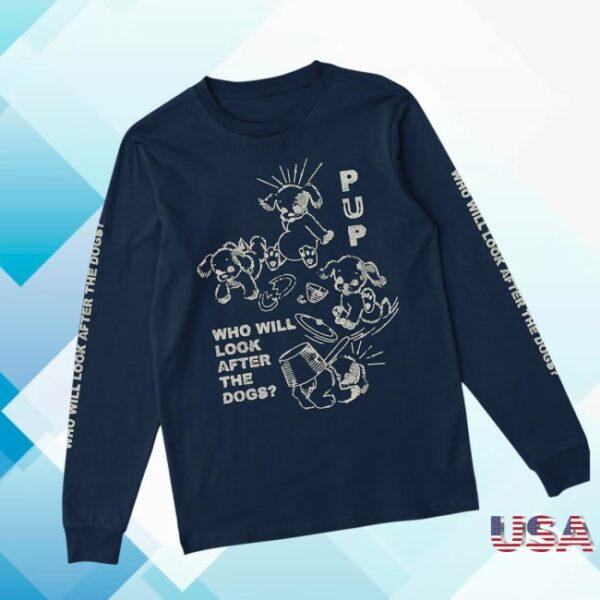 Pup The Band Store Merch Furbaby Frolic Longsleeve T-Shirt
