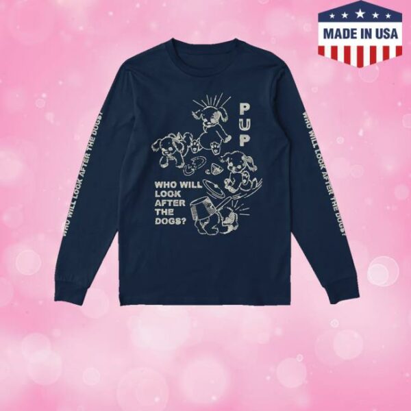 Pup The Band Store Merch Furbaby Frolic Longsleeve T-Shirt