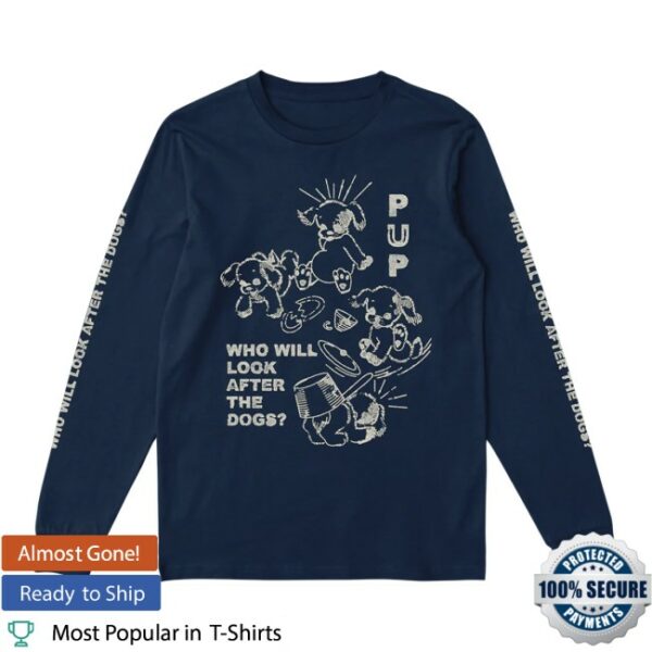 Pup The Band Store Merch Furbaby Frolic Longsleeve T-Shirt