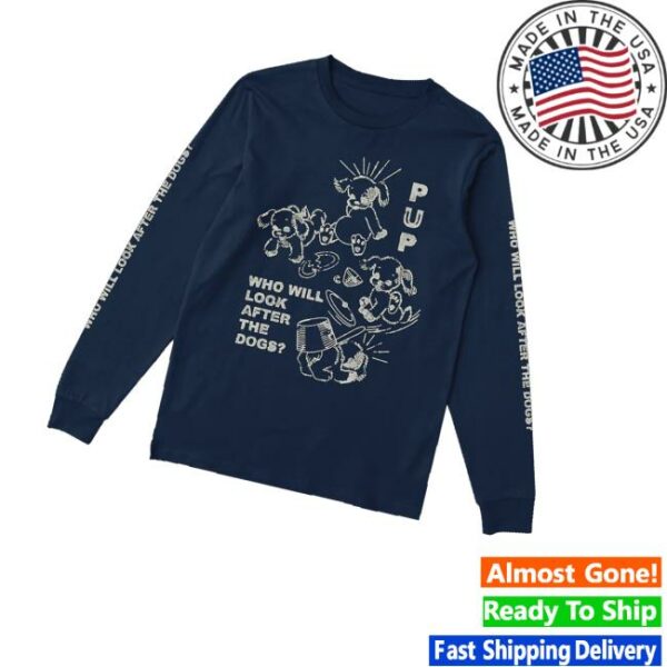 Pup The Band Store Merch Furbaby Frolic Longsleeve T-Shirt