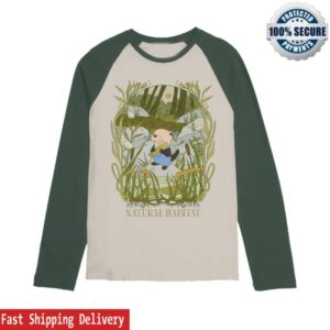 Naturalhabitatshorts Stor Merch Kevin Raglan Long Sleeve