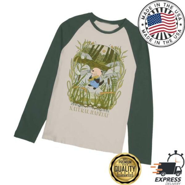 Naturalhabitatshorts Stor Merch Kevin Raglan Long Sleeve