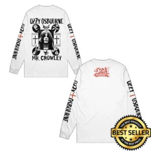 Ozzy Merch Mr Crowley Long Sleeve Tee