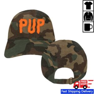 Pup The Band Merch Store Pup Wavy Logo Father Hat